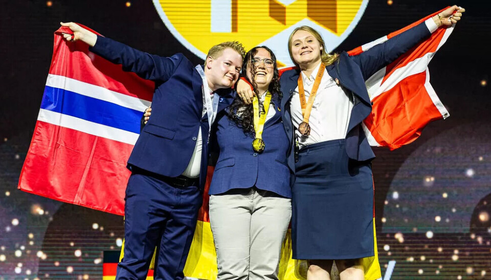 MEDALJE: Henrik var ikke den eneste nordmannen som tok medalje under yrkes-EM.