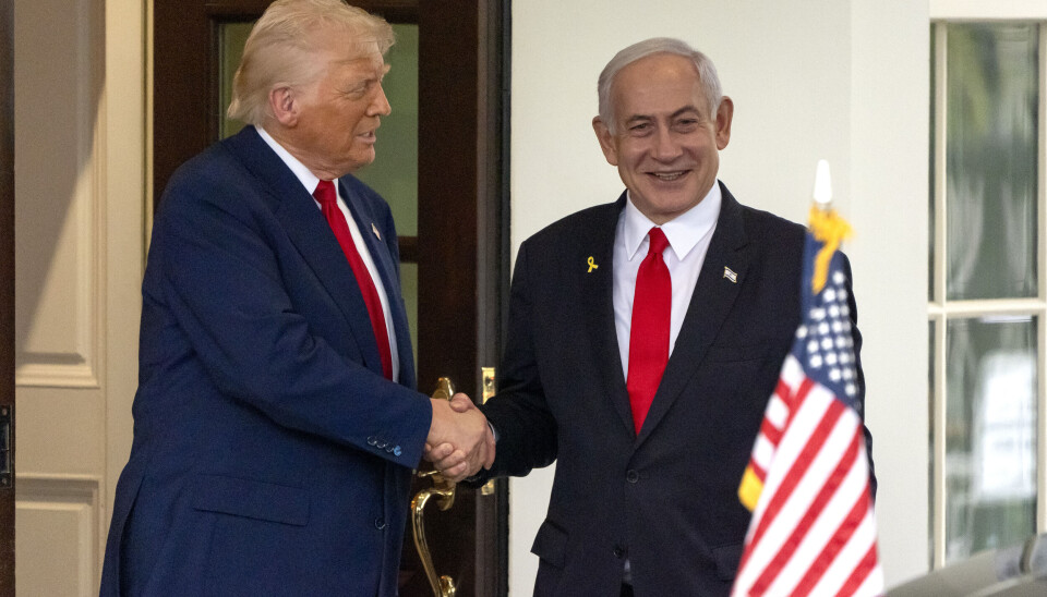 MØTE: Donald Trump og Benjamin Netanyahu møtes nok en gang i Det hvite hus mandag.