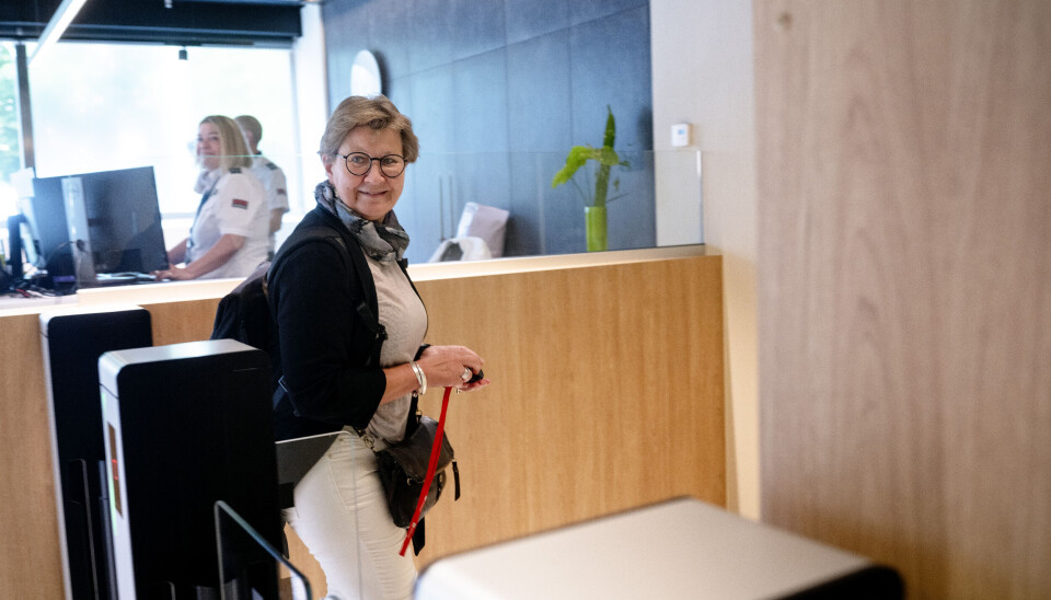 2025: Med adgangskort til makta: Mette Nord på vei mot møte i samarbeidskomiteen mellom LO og Ap.