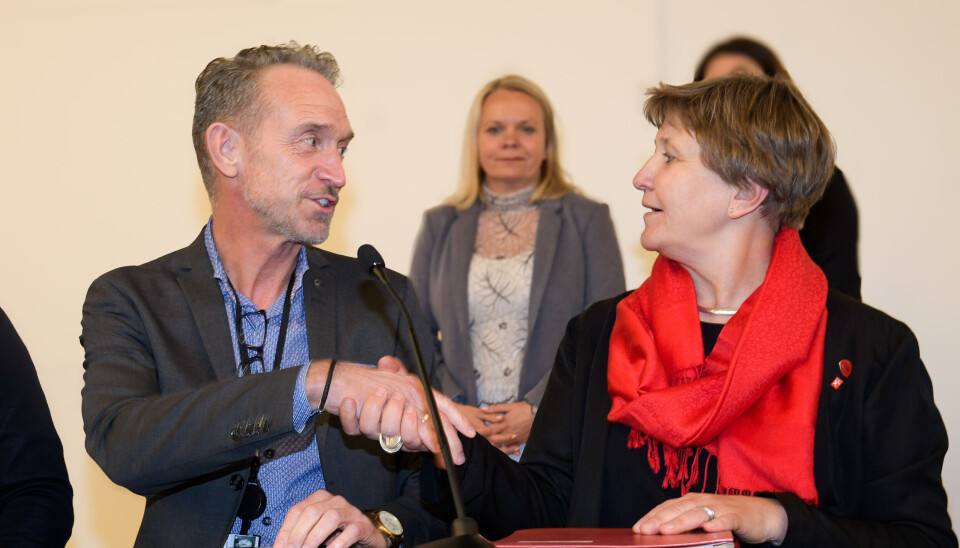 2018: Nord og hennes motpart KS, ved Tor Arne Gangsø, under lønnsoppgjøret.