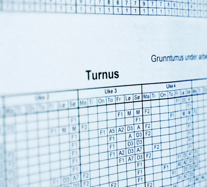 Jobber du turnus? Slik skal en lovlig vaktliste se ut