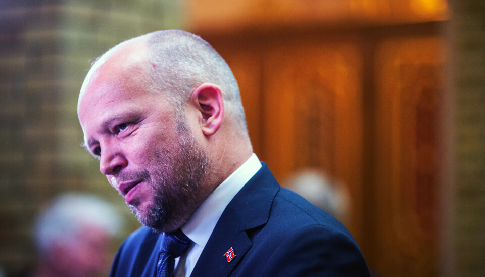 TVANG: Sp-leder Trygve Slagsvold Vedum har tvunget Ap til retrett. Igjen.