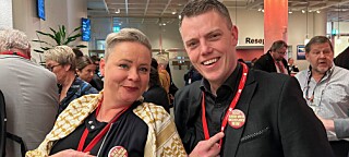 Har laget buttons: «Ikke kødd med yrkesseksjonen min»