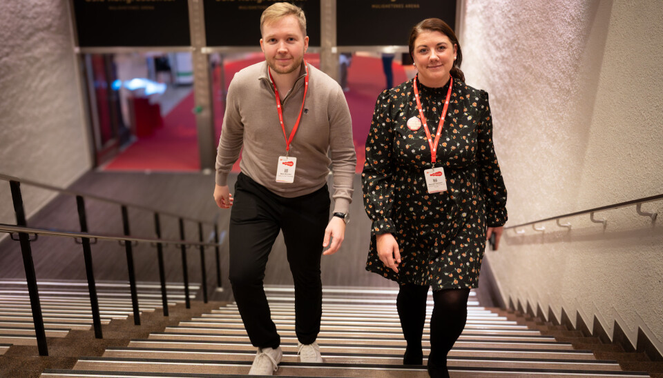 SAMLA FRONT: Mats Monsen og Mariell Karlsen.