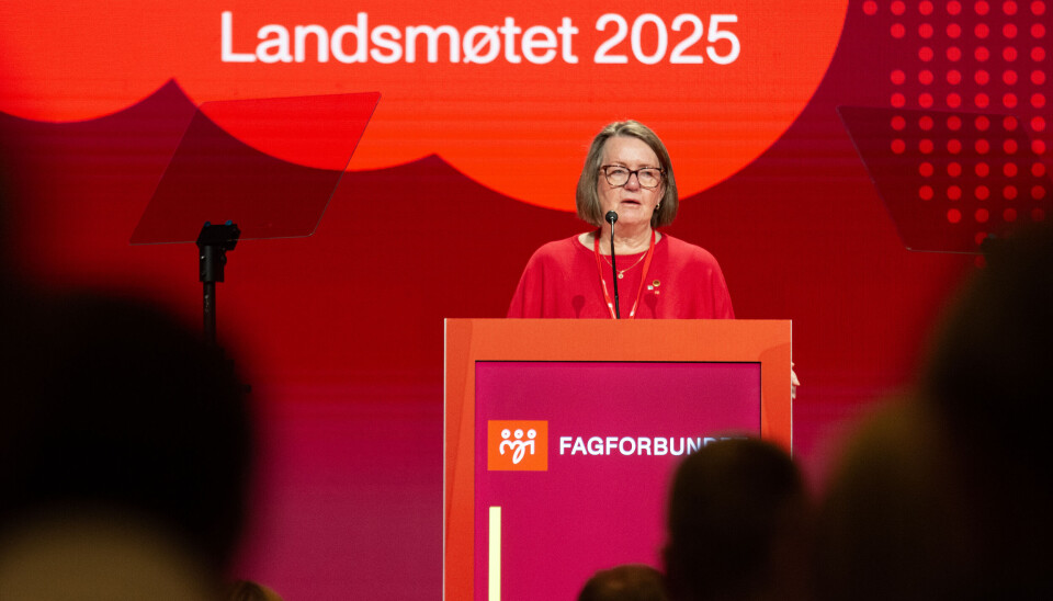 INNLEDET: Nestleder Anne Green Nilsen i Fagforbundet.