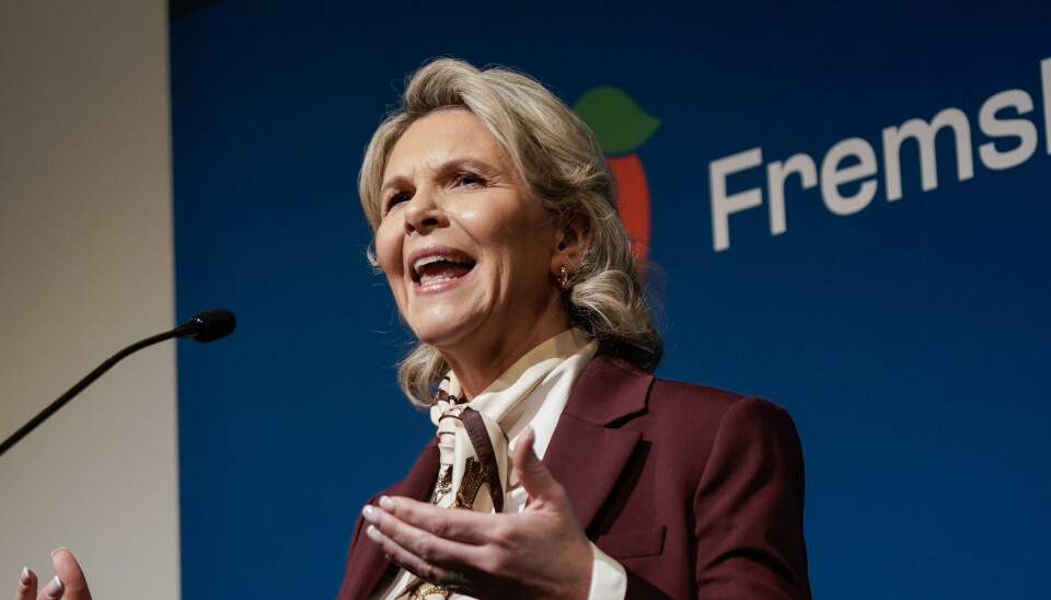 FORSVARER KUTT: – Jeg er helt sikker på at mange av Mette Nord sine medlemmer også er enig med Frp om at offentlige tjenester kan organiseres bedre, sier Frp-leder Sylvi Listhaug.