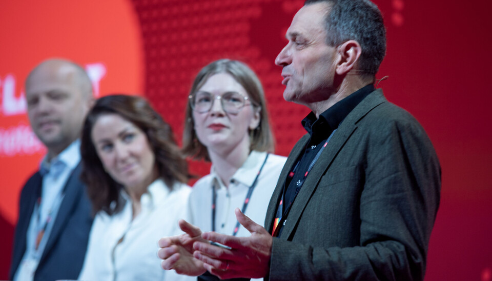 STARTEN: Vi ser for oss at vi skal bygge alliansen i årene framover, sier MDG-leder Arild Hermstad som nå for første gang har besøkt Fagforbundets høyeste organ. Også Rødts leder Marie Sneve Martinussen var gjest på landsmøtet for første gang.