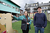 Styrer Ari Sæberg Thorsteinsson (t.h) har i samarbeid med de ansatte jobbet målrettet for å få ned fraværet i Storhaugen barnehage.