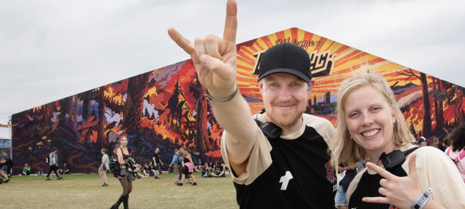 TONS OF SAMARBEID: Rebekka Dahle og Torbjørn Himle er prosjektledere for samarbeidet mellom Tons of Rock-festivalen og Fagskolen i Oslo.
