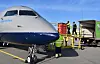 FLYPOST: Postflyet under lasting på Oslo Lufthavn Gardermoen.